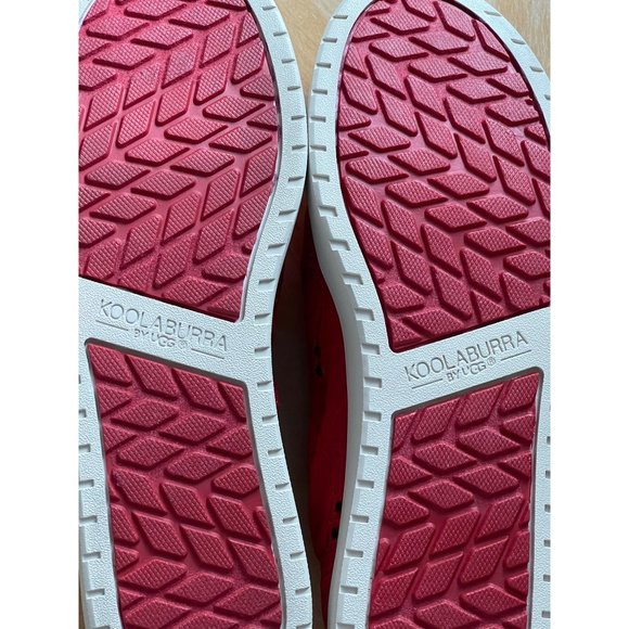 Koolaburra By UGG Ortholite Comfort Red Amiah Eyelet Slip On Sneakers Size 8 GUC - Picture 8 of 8